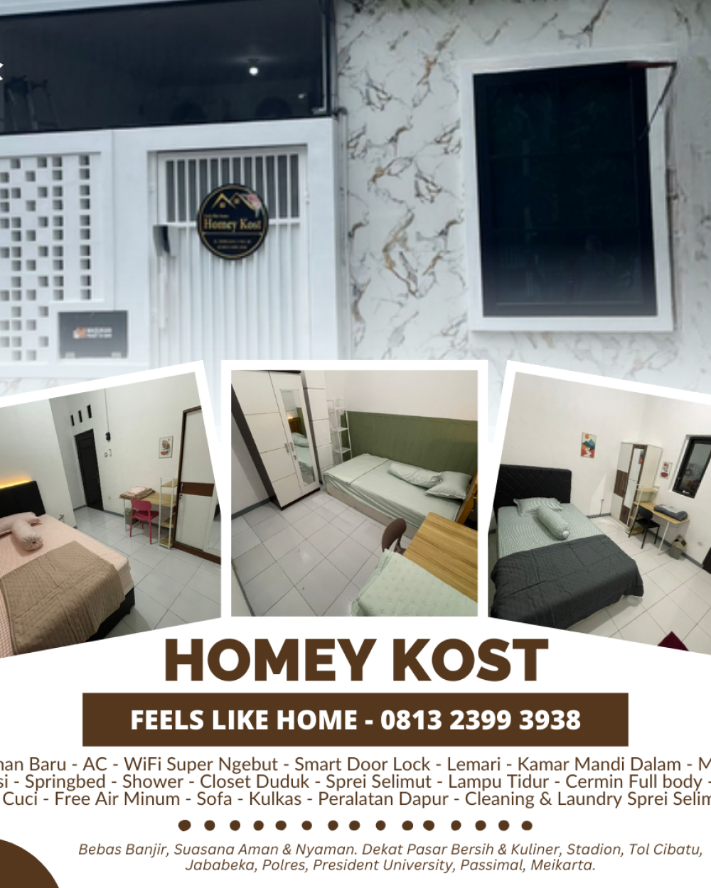 KOST PUTRI WANITA CIKARANG BARU JABABEKA PASAR BERSIH MEIKARTA EXCLUSIVE (4)